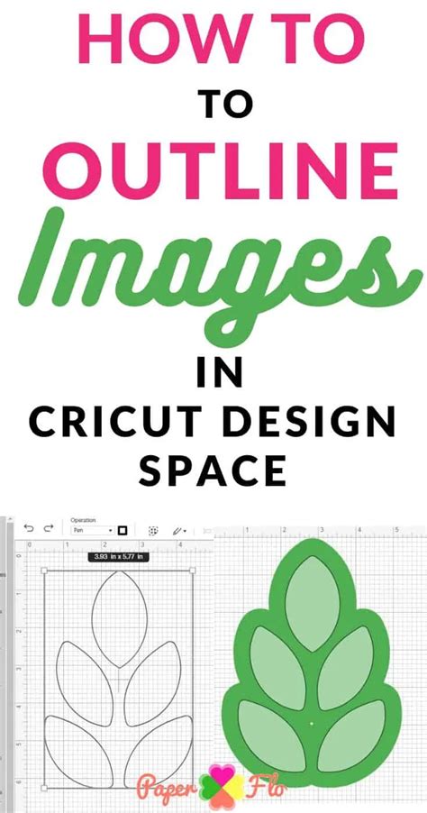 6 Easy Steps To Outline Images In Cricut Design Space