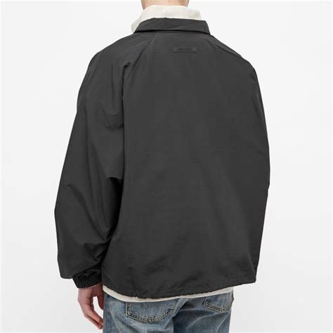 Fear Of God Essentials Half Zip Track Jacket Stretch Limo End Cn