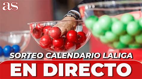 SORTEO del CALENDARIO de LALIGA 2023 2024 EN VIVO PRIMERA DIVISIÓN