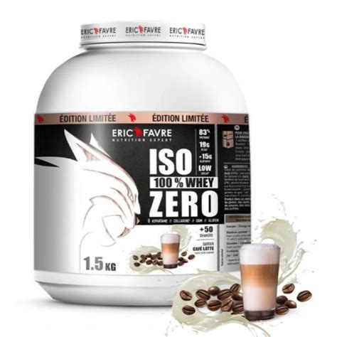 Iso Zero 100 Whey Protéine Café Latte Eric Favre 15kg