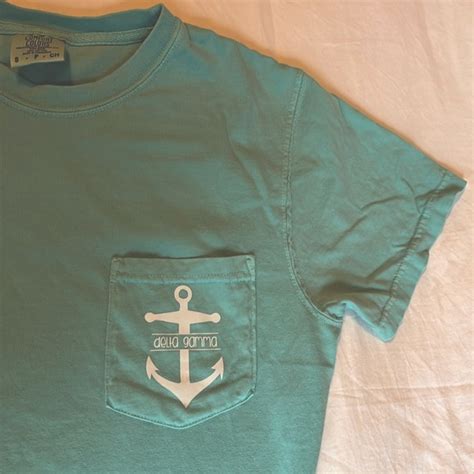 Comfort Colors Tops Delta Gamma Comfort Colors Tee Shirt Size Small