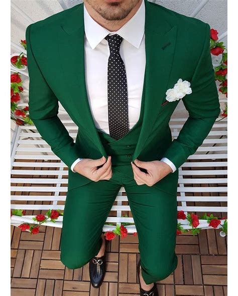 Dark Green Suit Best Combination For Men S Wedding Fashion Abiti Da