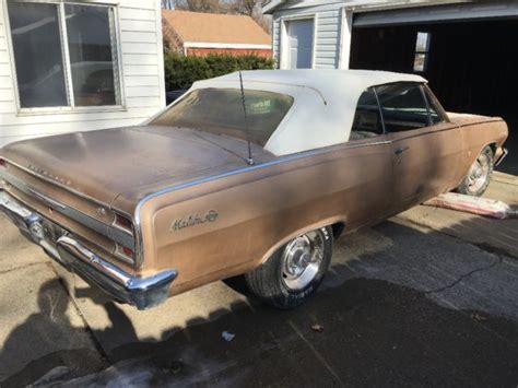Barn Fresh 64 Chevelle Ss 283 4 Spd Convertible