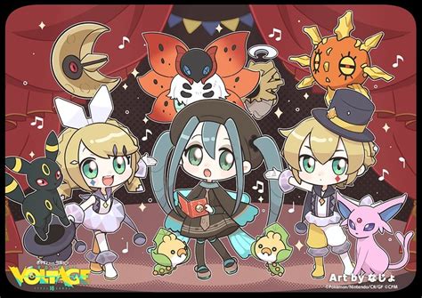 Hatsune Miku Kagamine Rin Kagamine Len Umbreon Espeon And 6 More