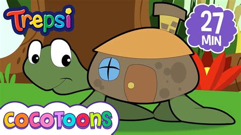 La Tortuga Tomasa 🐢 Canta Canciones Infantiles Con Trepsi El Payaso Cocotoons Youtube