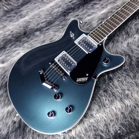 Gretsch G5222 Electromatic Double Jet Bt With V Stoptail Jade Grey