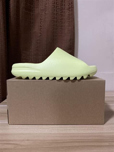 Adidas Yeezy Slide Glow Green 2022 Restock Aftermarket