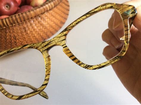 Vintage 50s Funky Eyeglass Frames Gem