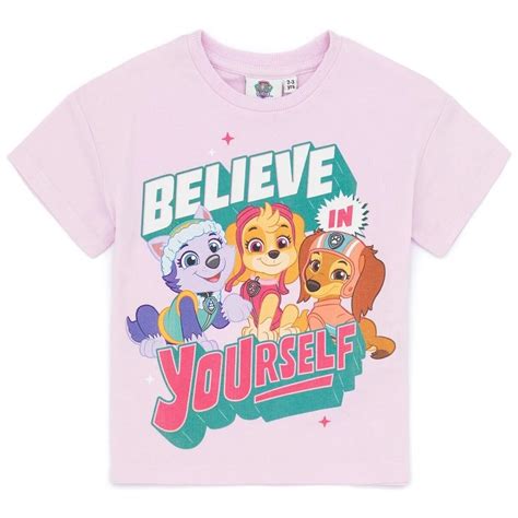 Paw Patrol Believe In Yourself Violeta Textil Camisetas Manga Larga