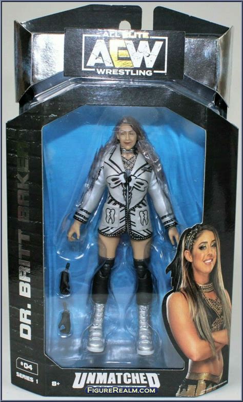 Rare Britt Baker Aew Series Action Figure Town Green