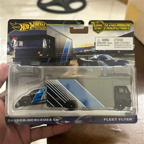 Hot Wheels Team Transport Sauber Mercedes C Fleet Flyer Shopee Malaysia