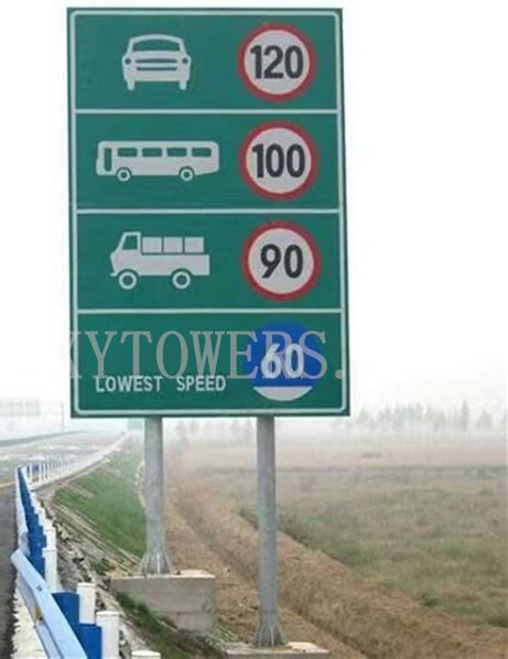 china  standing outdoor traffic sign post manufacture  factory