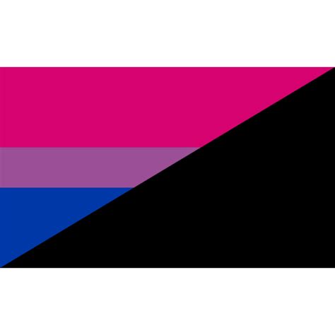 Bisexual Anarchist Flag Free Svg