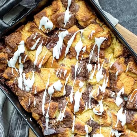 Cinnamon Roll French Toast Casserole Overnight Home Made Interest