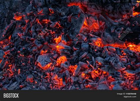 Burning Coals Fire Image Photo Free Trial Bigstock