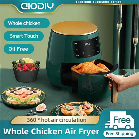 Aiodiy Air Fryer Healthy Oil Free Touch Oven L Shopee Philippines