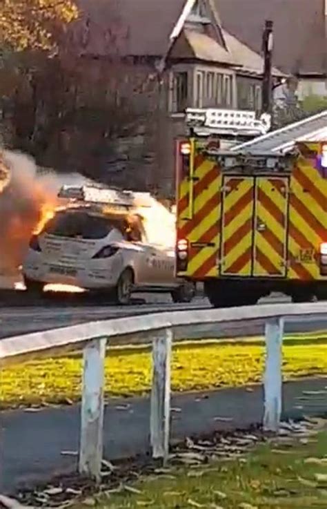 Vauxhall Corsa Recall Car Bursting Into Flames Recorded On Camera