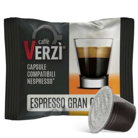 Capsule Caff Verz Miscela Gran Crema Compatibili Nespresso