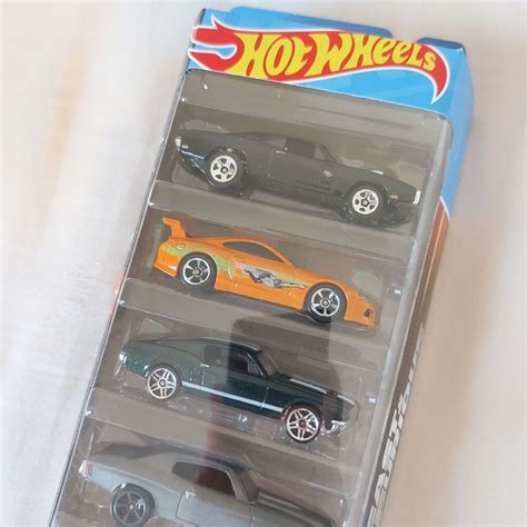 Hotwheels Pack 5 Velozes E Furiosos Hot Wheels Fast And Furious Novo