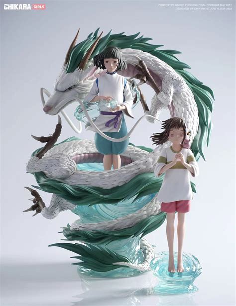 Chikara Studio Spirited Away Chihiro and Haku | Mirai Collectibles