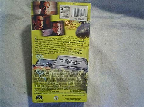 The Italian Job Vhs Movie Sealedwatermarkmark Wahlbergtheronjason