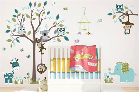 Wall Decals Nursery Nursery Wall Decal Tree Decal Etsy