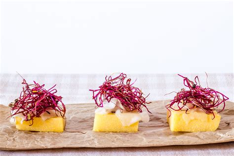 Crostoni Di Polenta Lardo E Germogli Metti Un Fiore