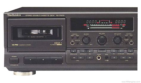 Technics Rs Tr Double Cassette Deck Manual Hifi Engine