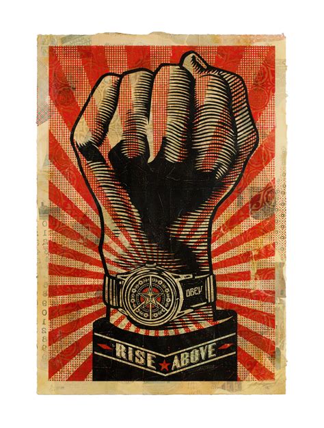 Shepard Fairey Rise Above Contemporary Art Online ǀ Paris