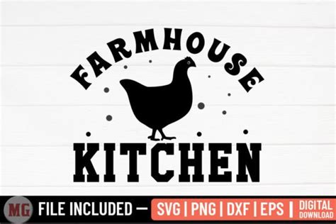 Farmhouse Kitchen - Farmhouse Svg. Graphic by Moslem Graphics · Creative Fabrica