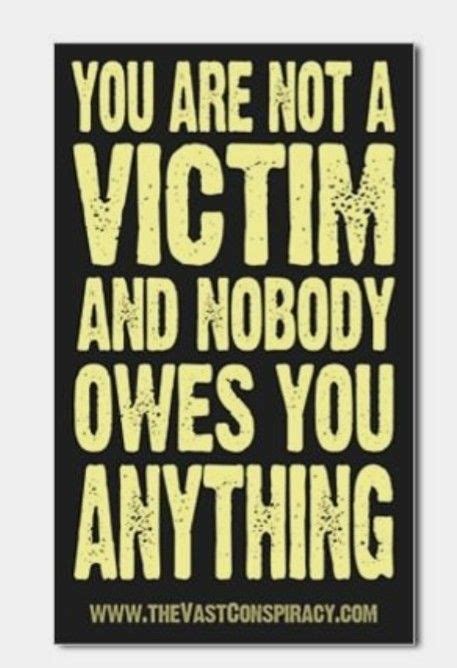 Stop Playing The Victim Picture Quotes Shortquotes Cc