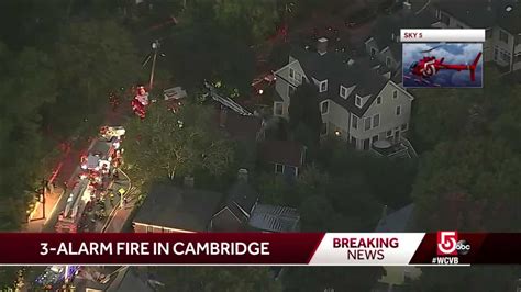 Firefighter Injured Battling House Fire