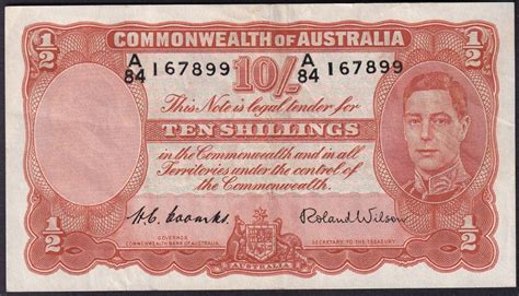 Australian Pre Decimal Banknotes The Purple Penny