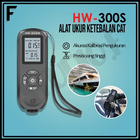 Jual Alat Ukur Ketebalan Cat HW 300S Dan HW 300PRO LCD Lampu