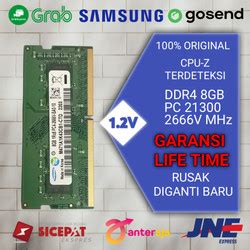 Jual Ram Laptop Samsung Ddr Gb Mhz Ori Gaming Ram Nb Ddr