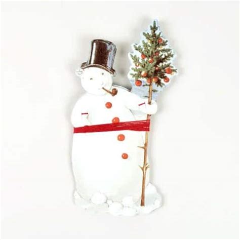 Snowman Garland - The Crafty Decorator