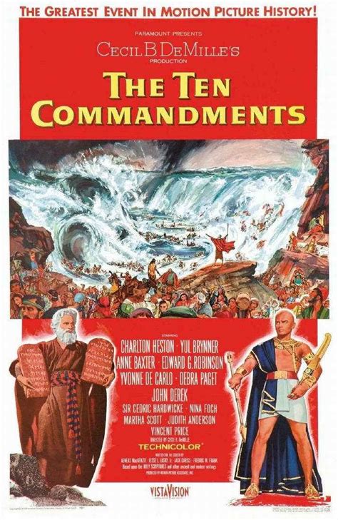 The Ten Commandments 1956 The Costumes And Visuals In This Movie Are