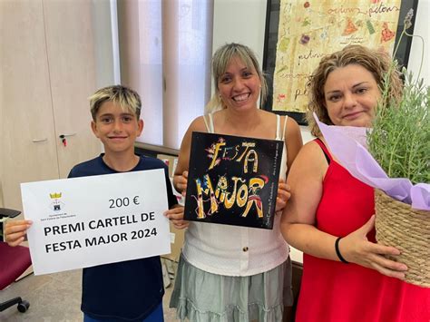 Entrega Premi Concurs Cartell Festa Major 2024 Ajuntament De Sant