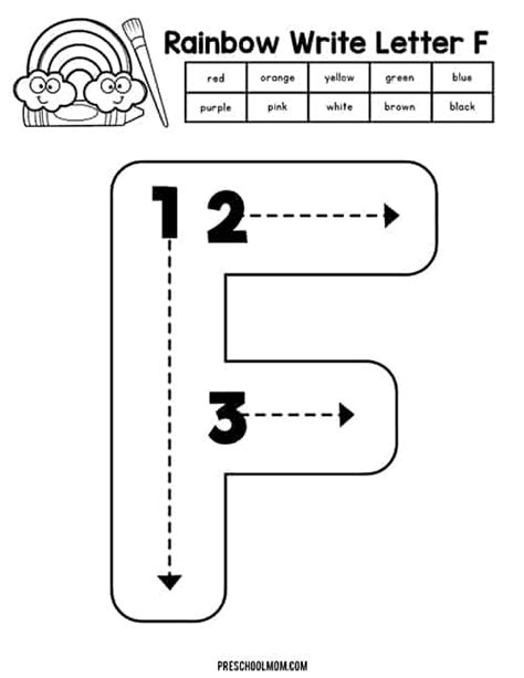 Fun And Engaging F Worksheet Activities For Preschoolers