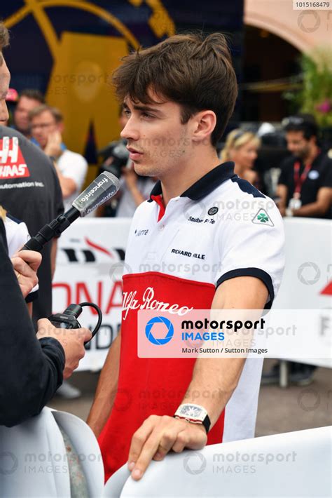 Charles Leclerc Mon Alfa Romeo Sauber F Team Monaco Gp