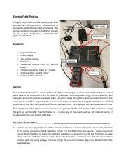 Exploring Electric Fields Equipotential Lines And Field Lines Course