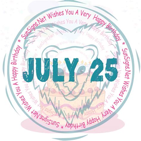 July 25 Zodiac is Leo, Birthdays and Horoscope - SunSigns.Net