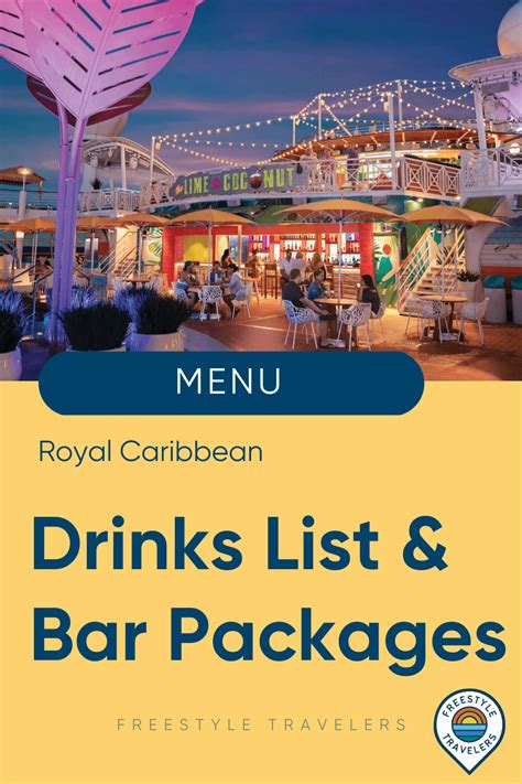 Discover Royal Caribbean S Drinks Menu