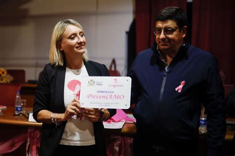 Inaugurato A Formia Lo Sportello Rosa Per La Prevenzione Dei Tumori