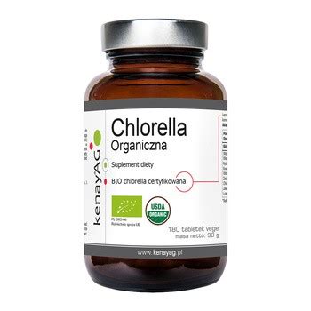 KENAY Chlorella Organiczna Tabletki 180 Szt Aptelia Pl