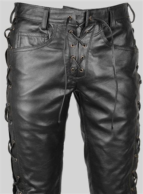 Laced Leather Pants Style 515 Leathercult