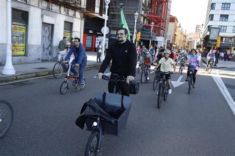 Así fue la bicicletada por una movilidad sostenible en Gijón en imágenes