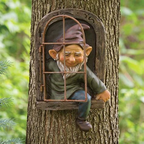 Resin Naughty Garden Gnome Garden Decoration 5 Inch Statue Etsy