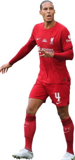 Virgil Van Dijk Liverpool Football Render FootyRenders