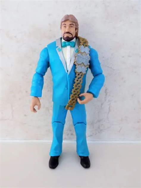 WWE MILLION DOLLAR Man Ted Dibiase Flashback Green Wwf Wrestling Figure